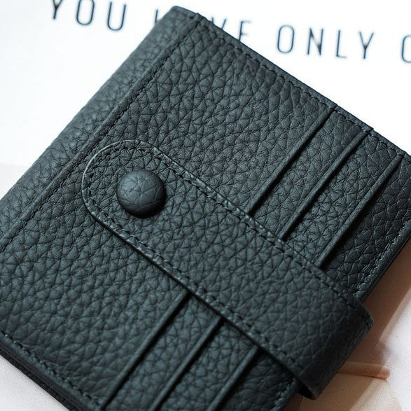 Compact Leather Coin Wallet
