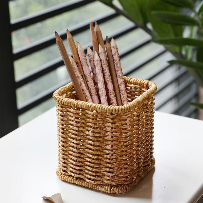 Handwoven Decorative Storage Bin Stornfield