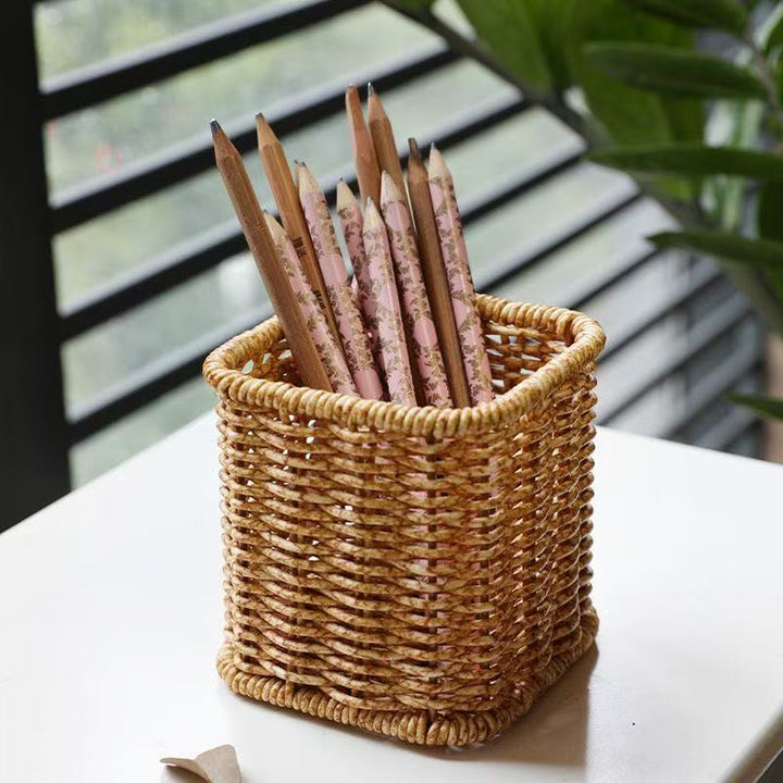 Handwoven Decorative Storage Bin Stornfield