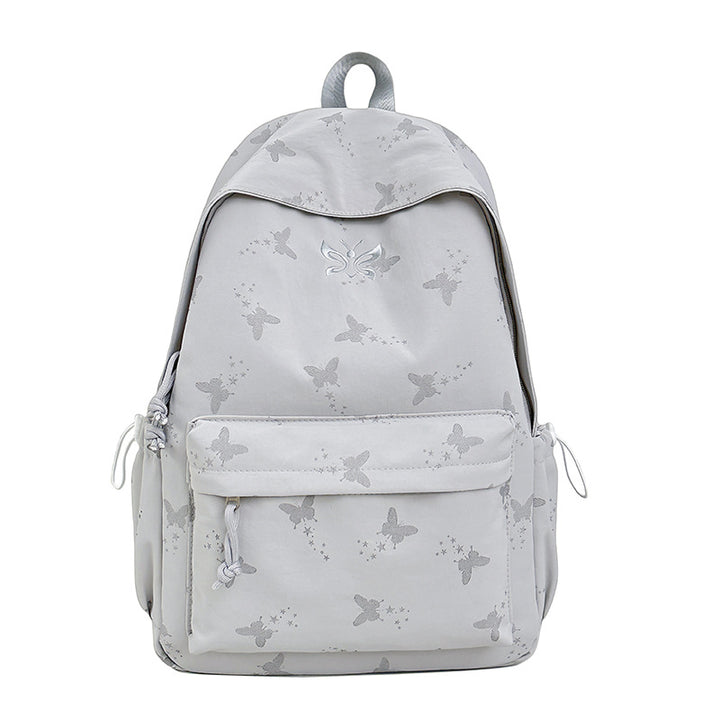 Butterfly Print Lightweight Backpack