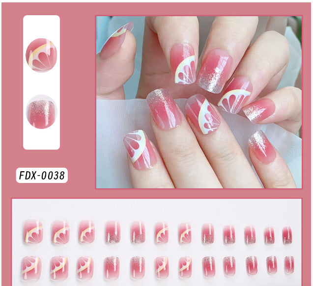 Artistic Press-On Nail Set Stornfield
