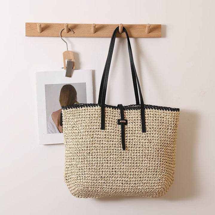 Stylish and spacious wicker bag Stornfield
