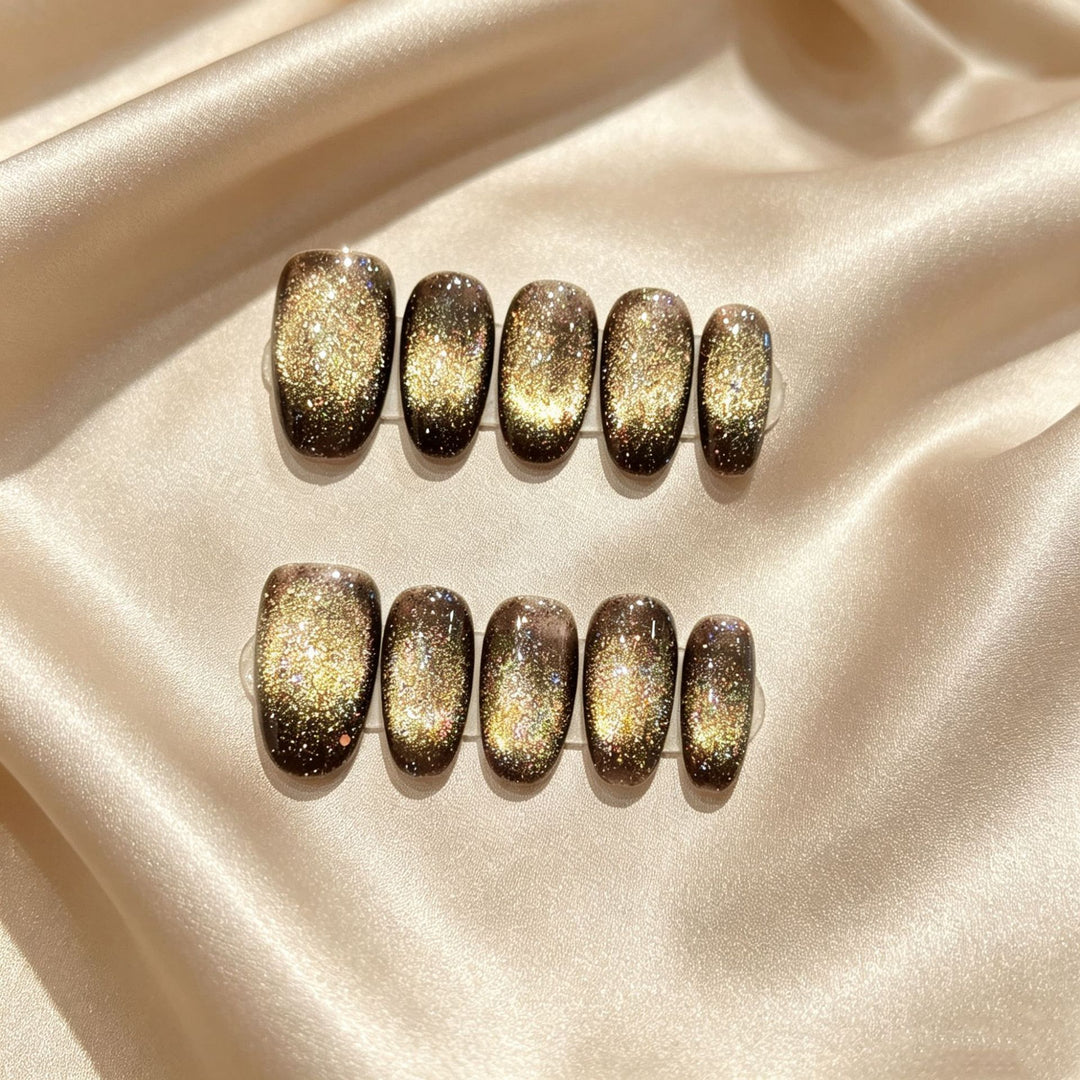 Glittering Press-On Nail Set