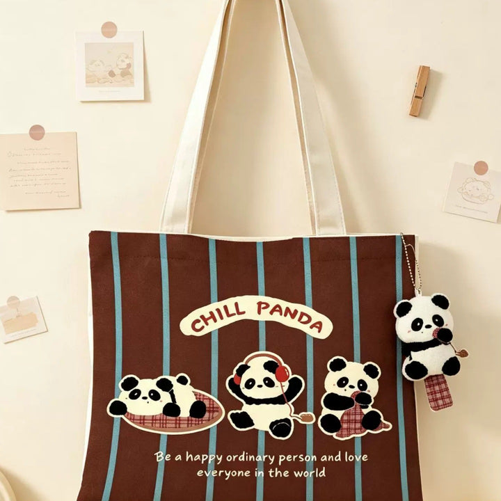 Cute Cartoon Panda Tote Bag