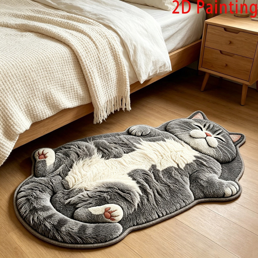 Cute Cat-Shaped Bath Mat