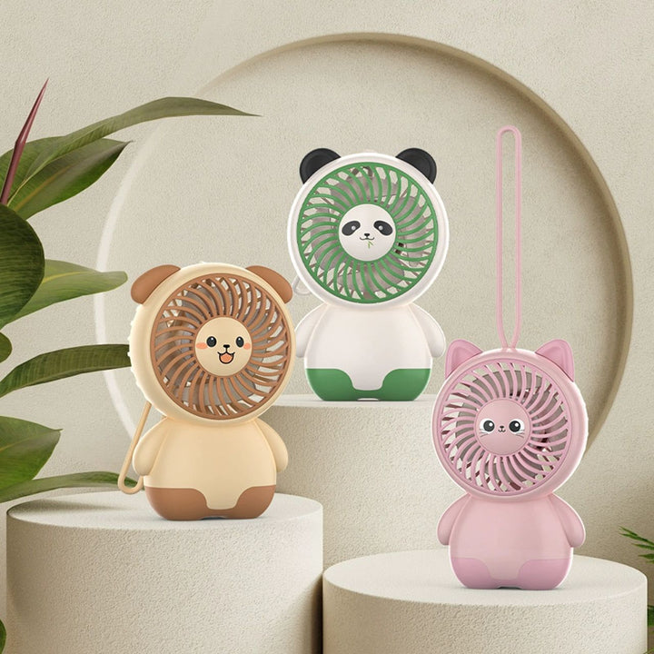 Portable Cute Animal-Themed Handheld Fan Stornfield