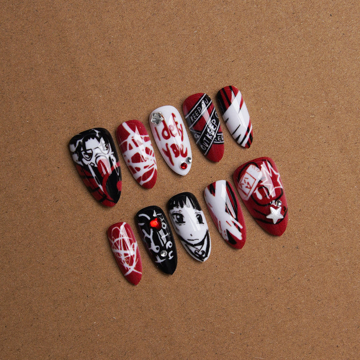 Creative Nail Art Set with Unique Graphics Stornfield