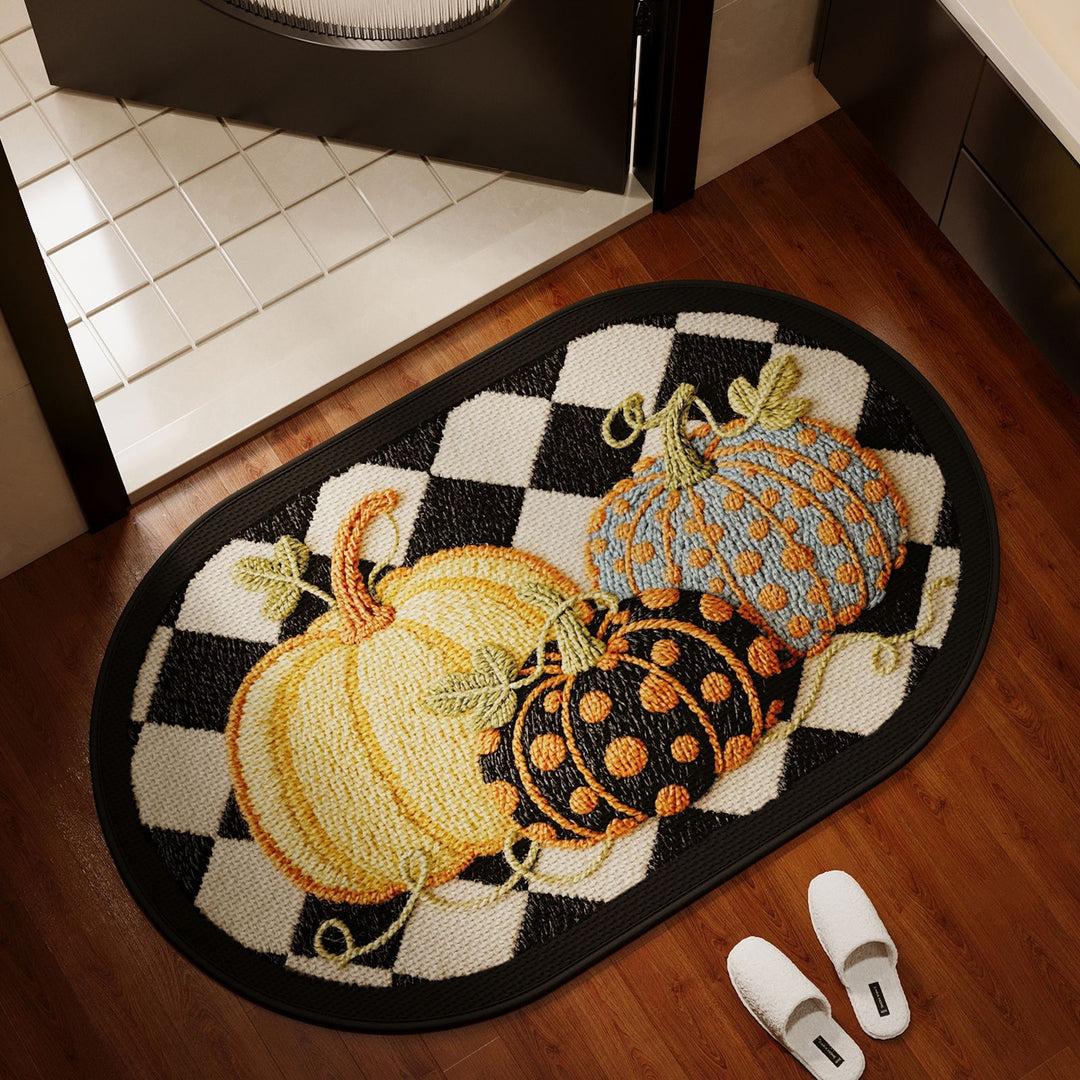 Decorative Pumpkin Bath Mat