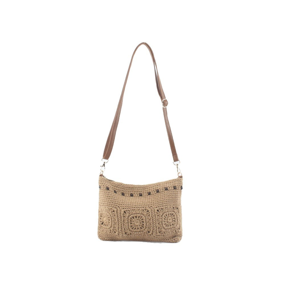 Crochet shoulder bag with stylish accents Stornfield