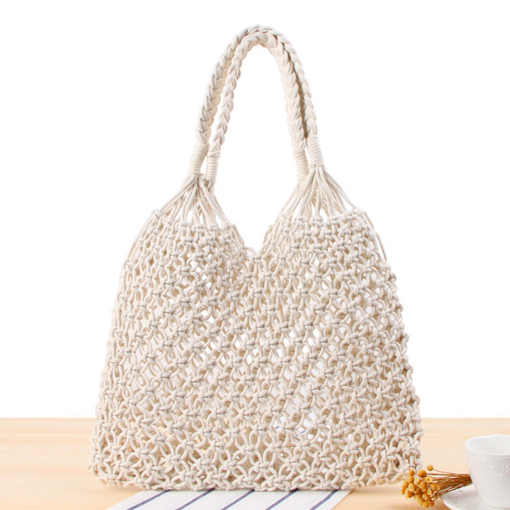 Handbag Made of Durable Hand-Knotted Net Material Stornfield