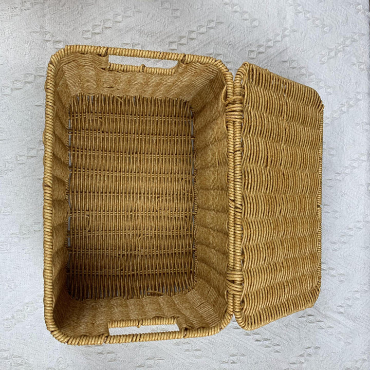 Contemporary Rectangular Woven Storage Bin Stornfield