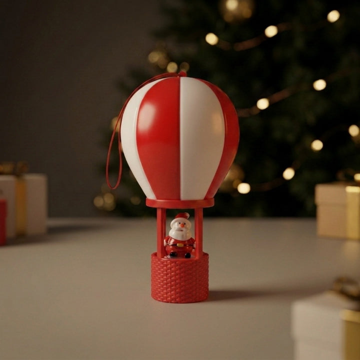 Santa Claus decoration figure in hot air balloon Stornfield