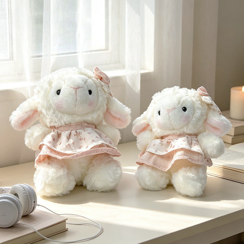 Plush Bunny Dress-Up Sitting Cuddler with Floppy Ears and Embroidered Face Stornfield