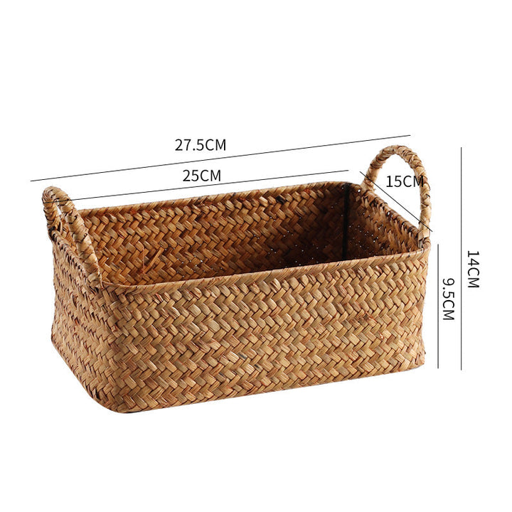 Handwoven Natural Storage Basket Stornfield