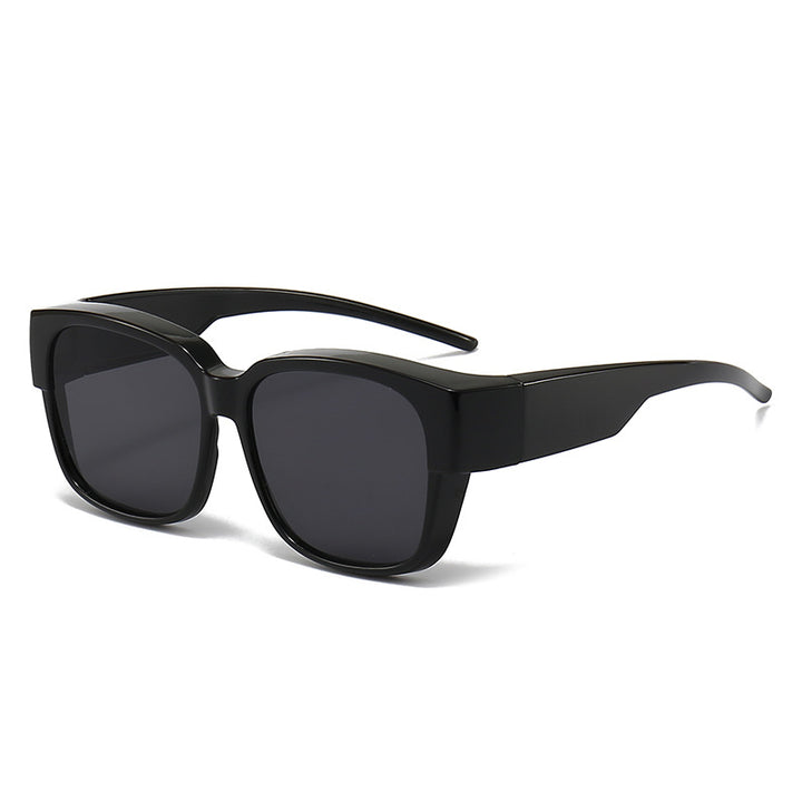 Women's stylish rectangular sunglasses with yellow lenses Stornfield