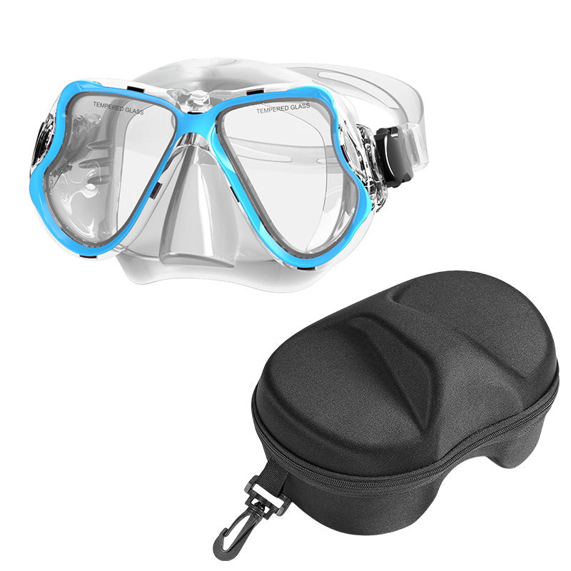 Diving mask with wide field of vision and comfortable wearing comfort Stornfield