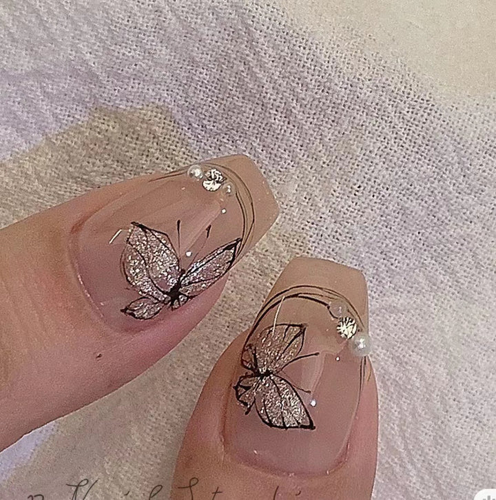 Artistic Butterfly Nail Art Set