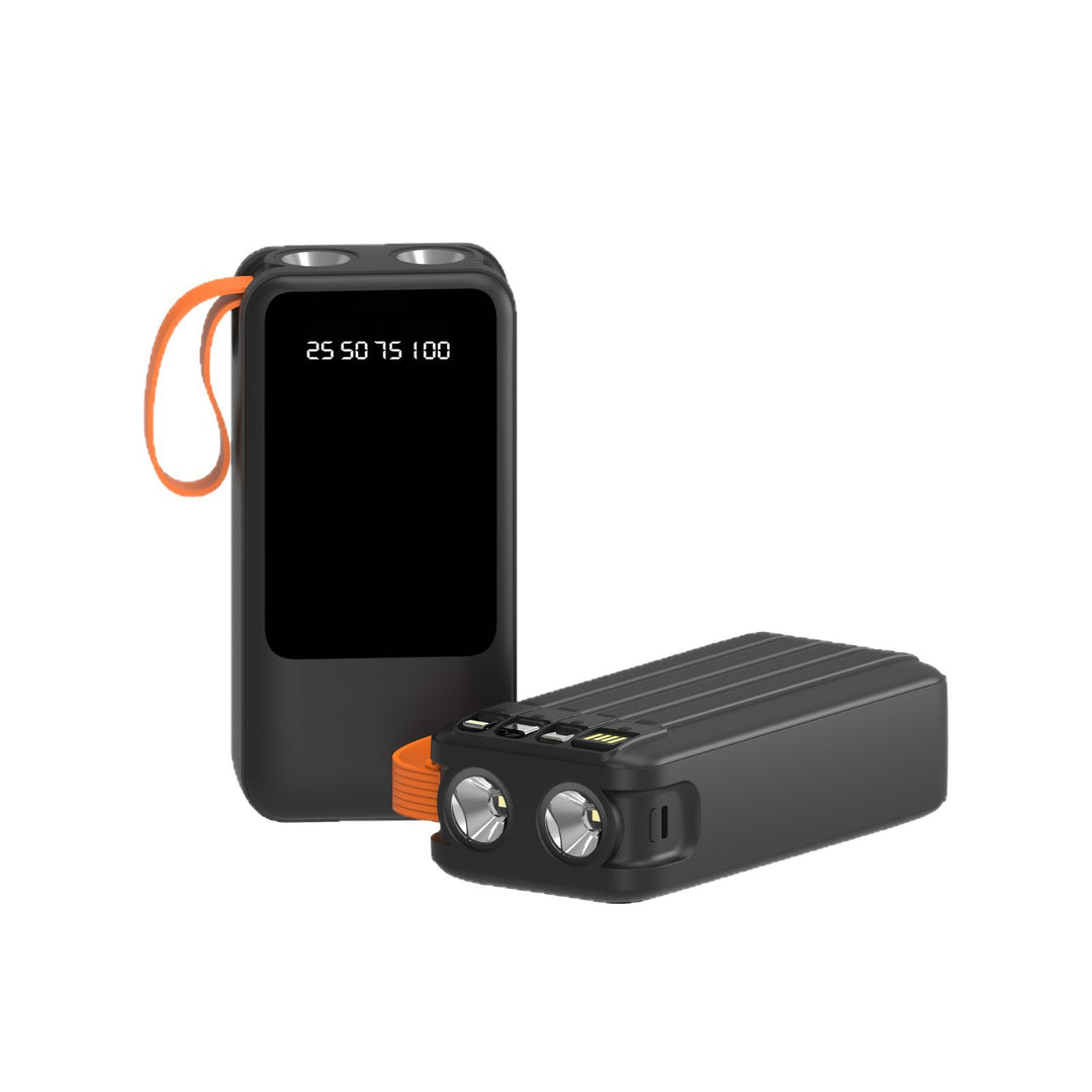 Portable power bank with smart LED display and multifunctional charging ports Stornfield