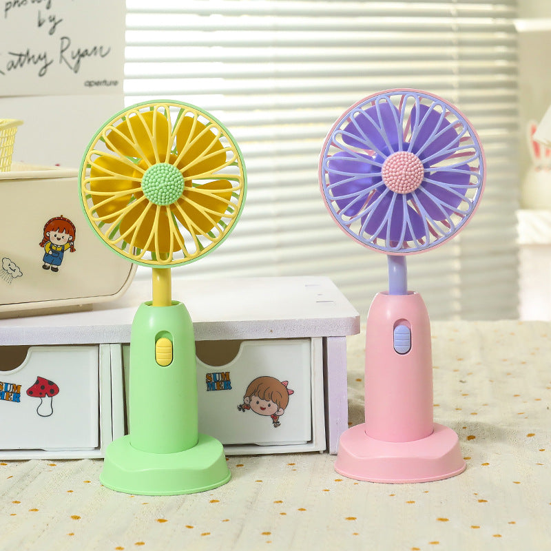Women's portable table fan in playful flower design Stornfield