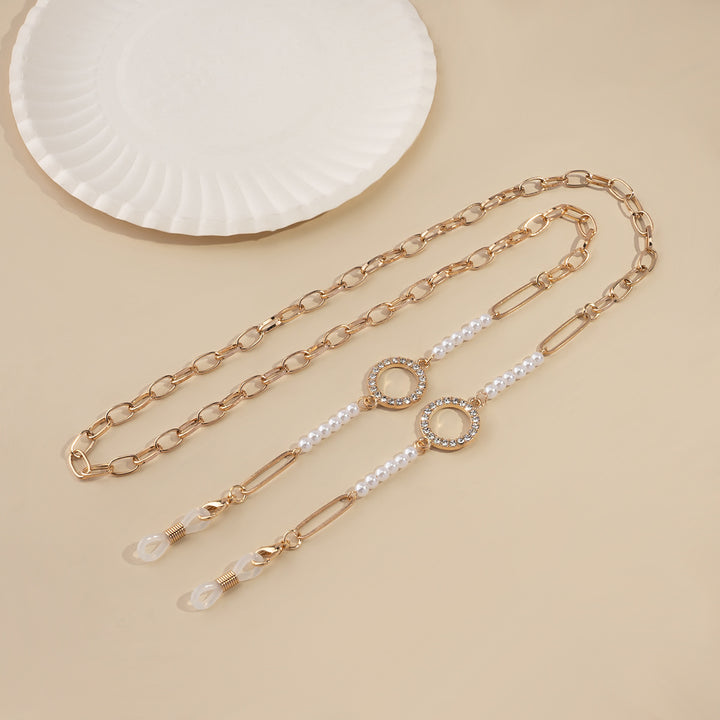 Decorative Pearl-Linked Eyewear Chain Stornfield
