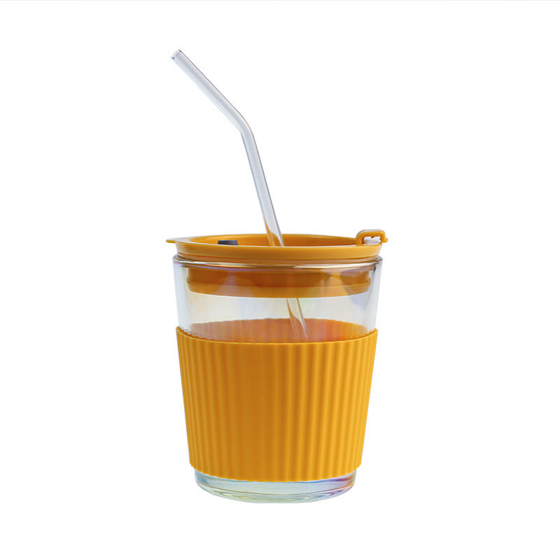 Ladies Insulated Drinking Cup with Flexible Silicone Cover and Integrated Straw Stornfield