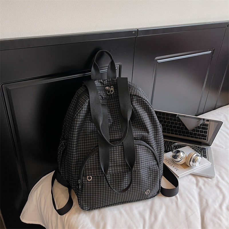 Versatile Grid Pattern Backpack Stornfield
