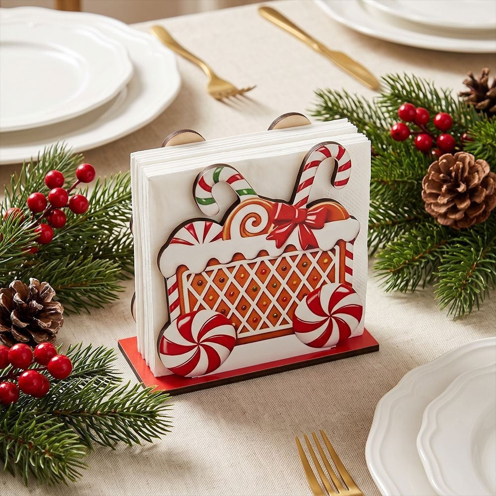 Christmas decoration with gingerbread house motifs Stornfield