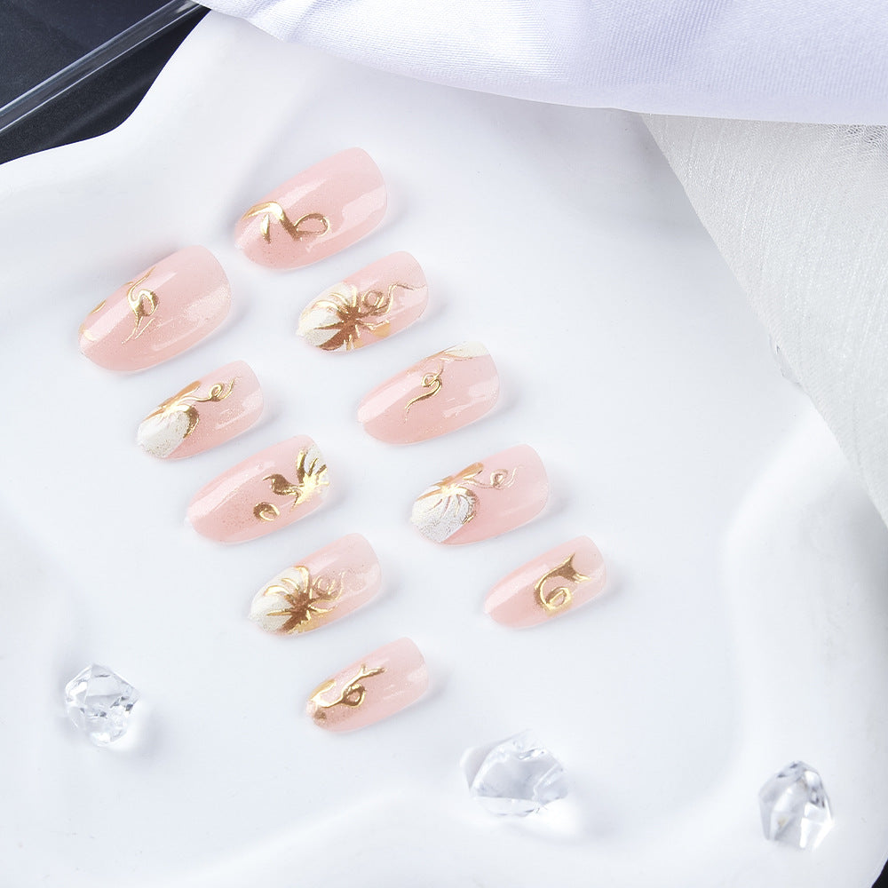 Elegant Floral Nail Art Design Stornfield