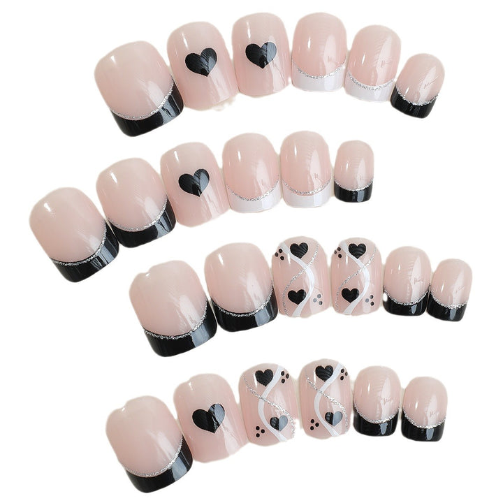 Creative Nail Art Set with Cute Heart Design Stornfield