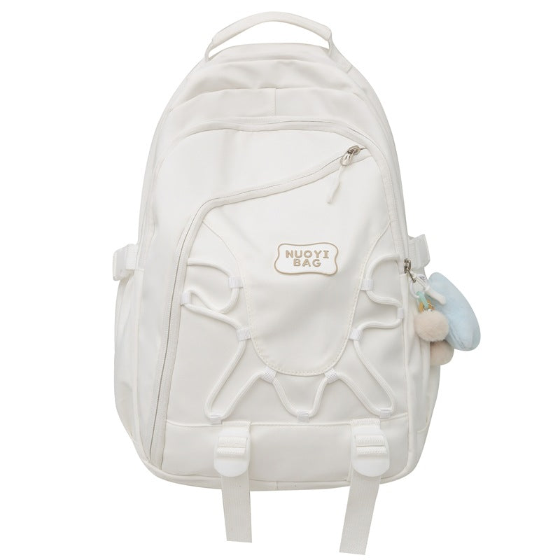 Playful Character Embroidered Backpack Stornfield
