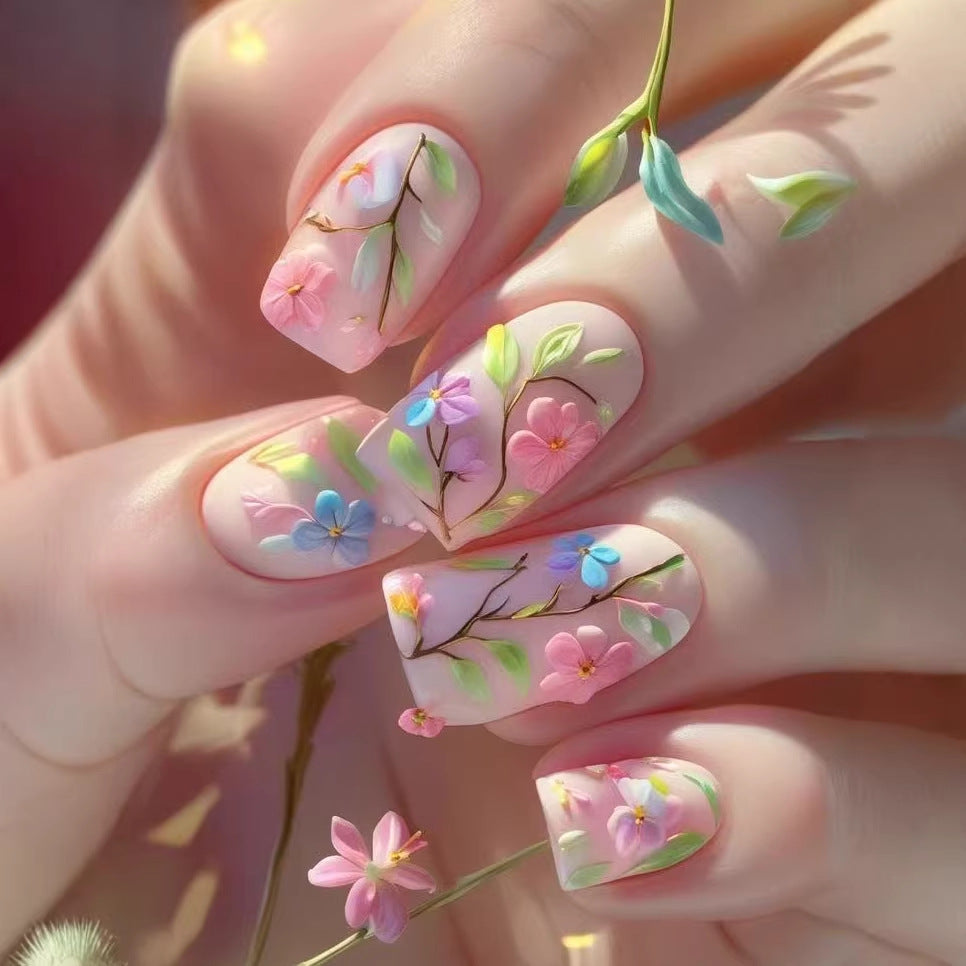 Nail art set with floral 3D embellishments Stornfield 1788017362
