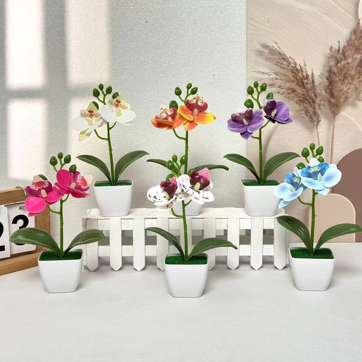Lifelike Decorative Orchid Plant for Home Decor