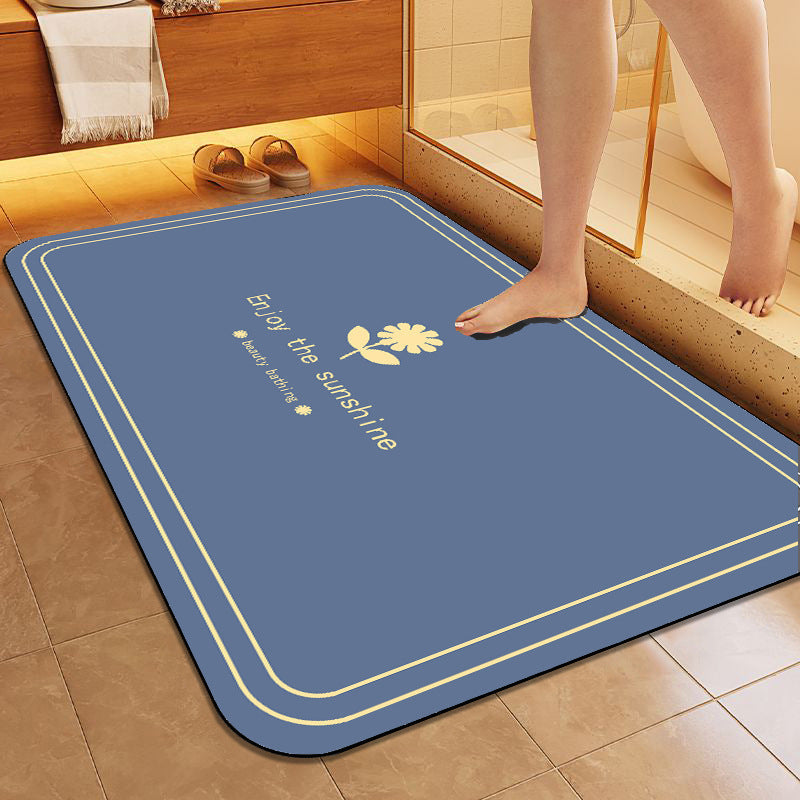 Absorbent Bath Mat with Non-Slip Backing
