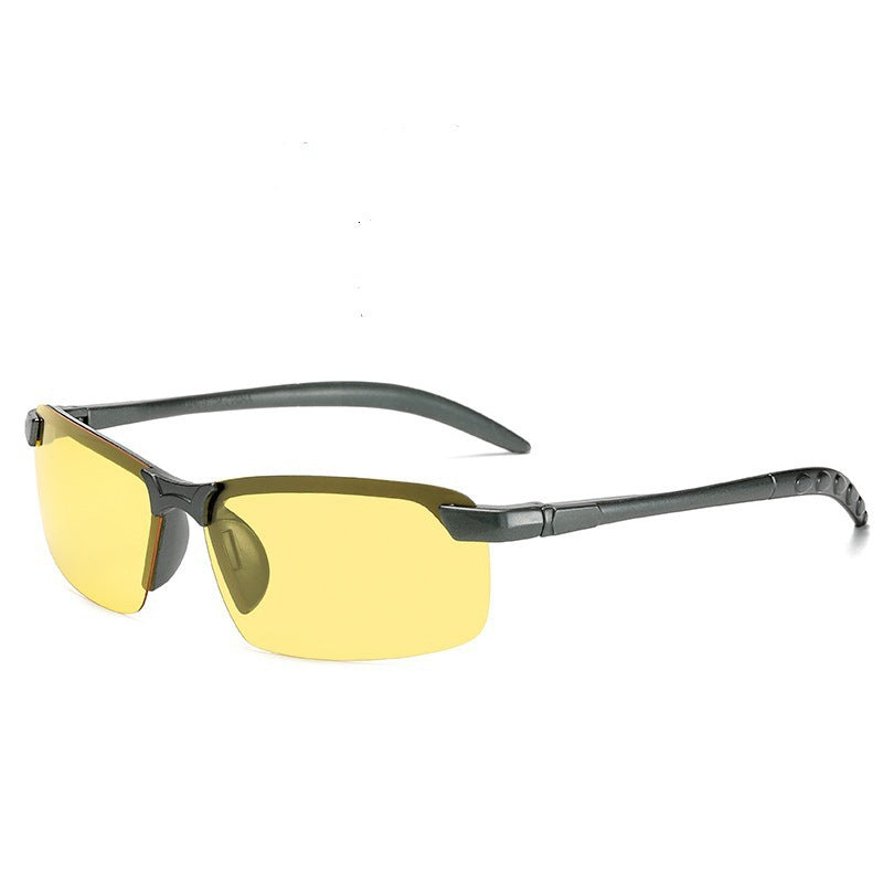 Men's sporty sunglasses with polarized lenses and flexible frame Stornfield