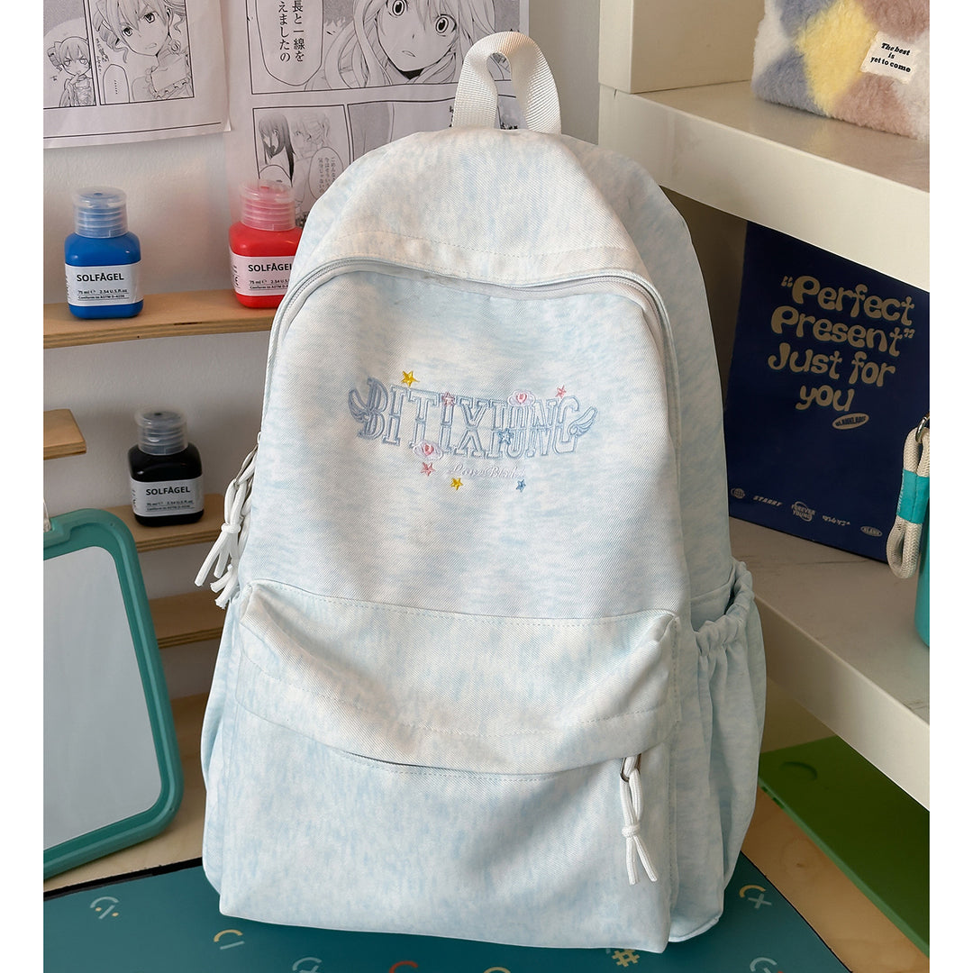Casual Canvas Backpack with Keychain Stornfield