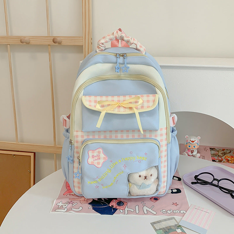 Playful Patterned School Backpack Stornfield