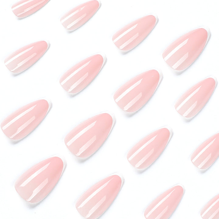 Artistic Stiletto Nails with Elegant French Tip Design Stornfield