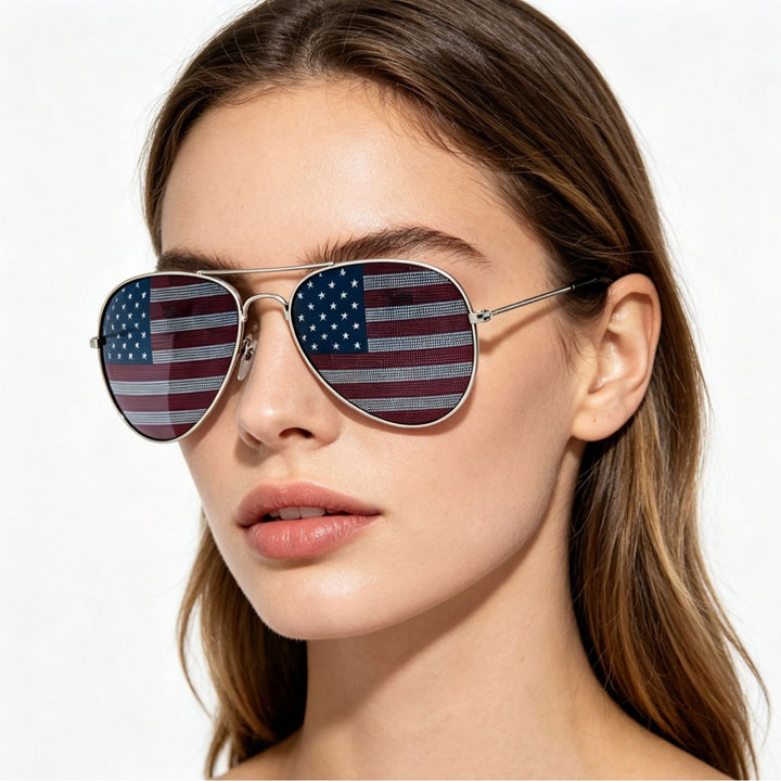 Patriotic Aviator Sunglasses Stornfield