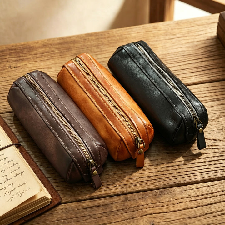 Luxury Leather Pencil Case