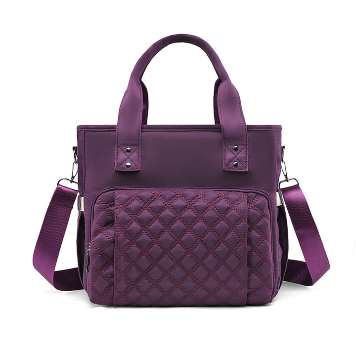 Quilted Multi-Compartment Tote Bag Stornfield