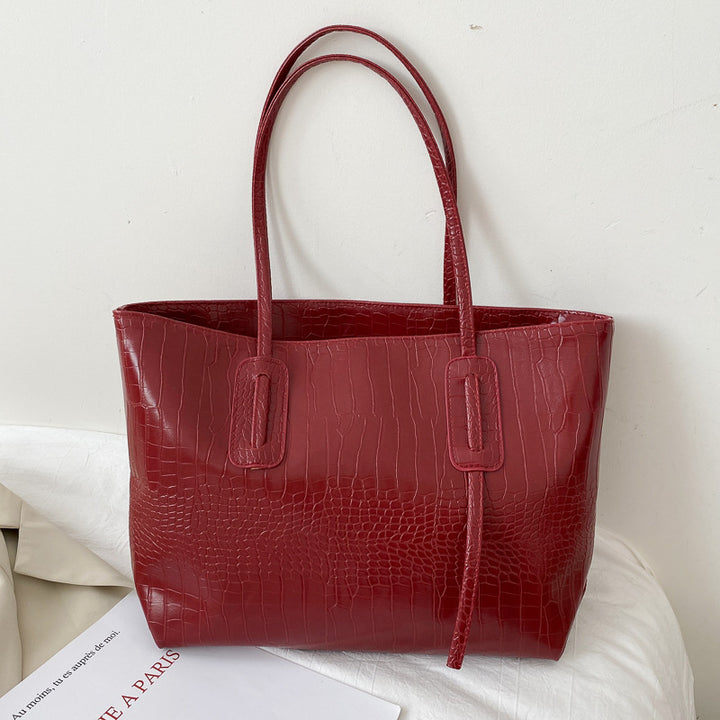 Crocodile Patterned Tote Bag