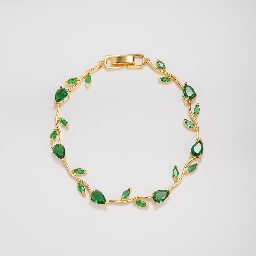 Elegant Floral Design Statement Bracelet Stornfield