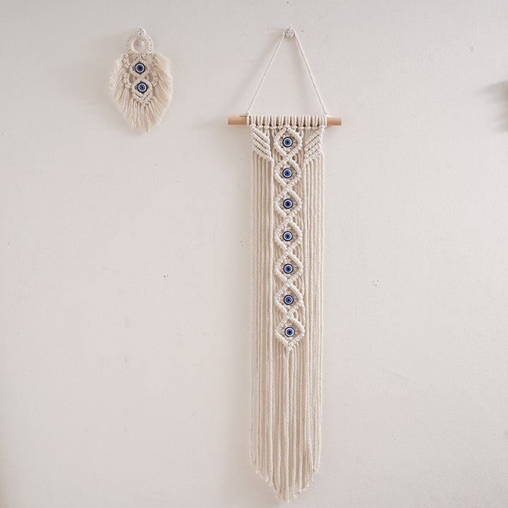 Macrame Decorative Wall Hanging with Eye Design Stornfield