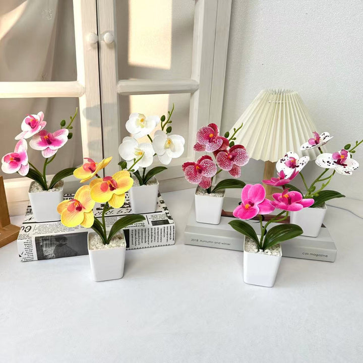 Elegantly Crafted Artificial Orchid Arrangement