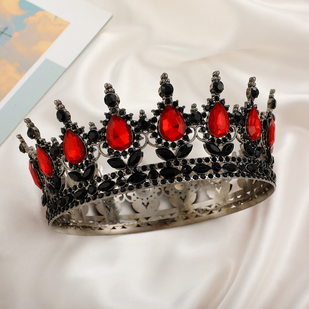Ladies Luxurious Festive Crown with Shining Gemstones Stornfield