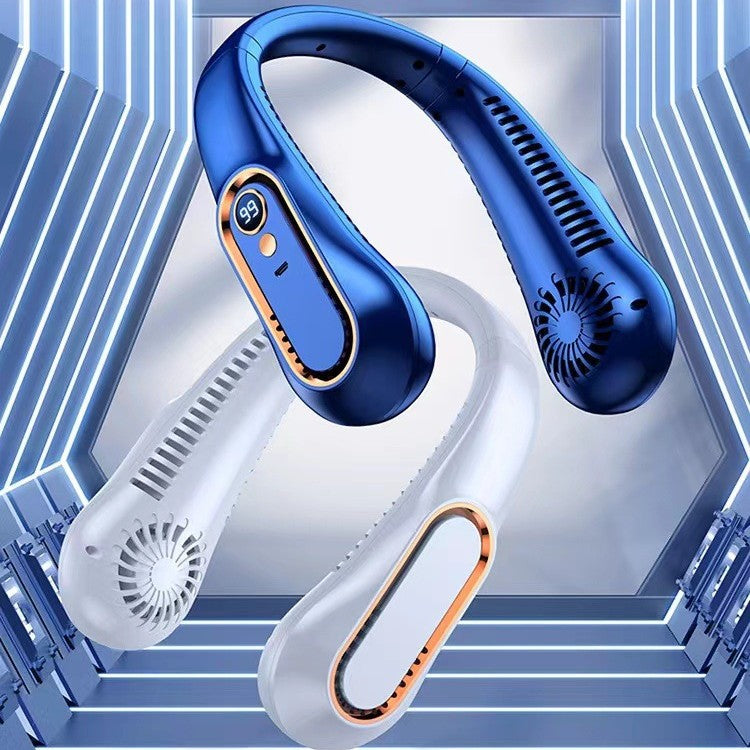 Unisex Portable Neck Fan with Digital Display Stornfield