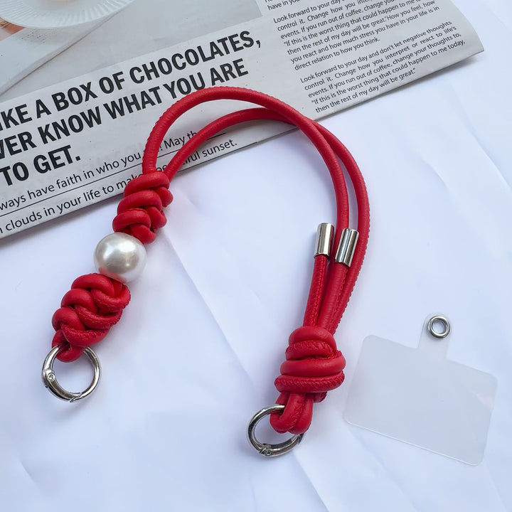 Elegant Knotted Leather Keychain Holder Stornfield