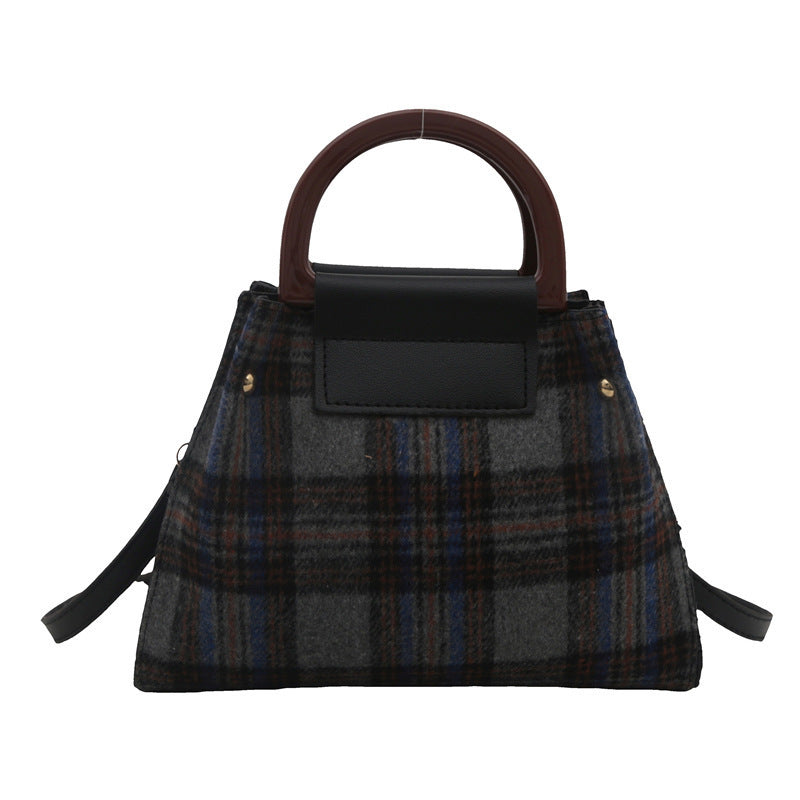 Plaid Structured Mini Handbag Stornfield