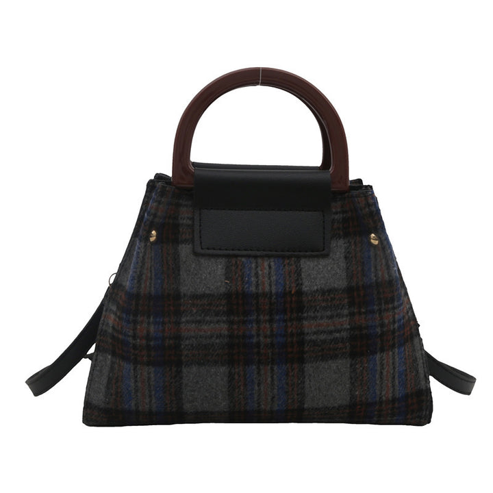 Plaid Structured Mini Handbag Stornfield