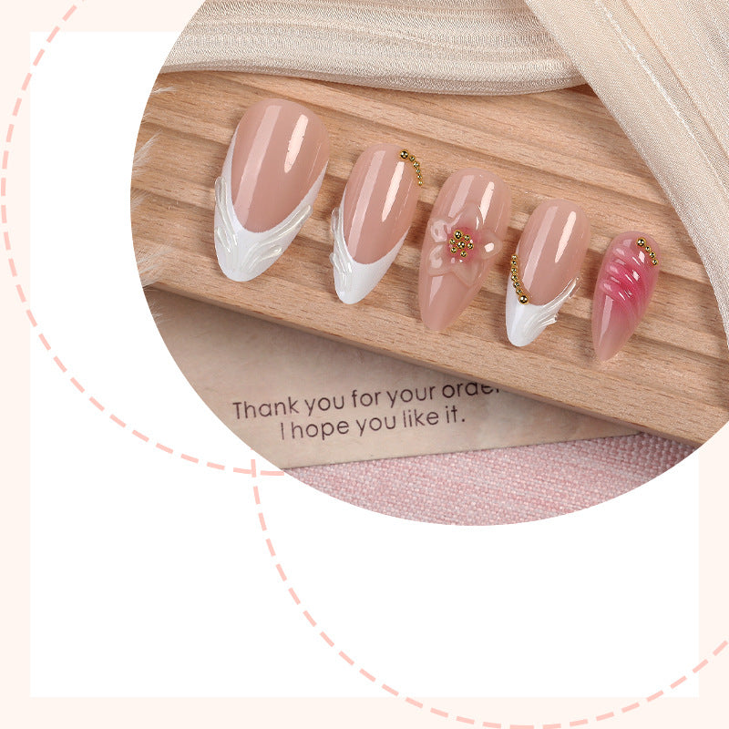 Decorative Premium Press-On Nail Art Set Stornfield